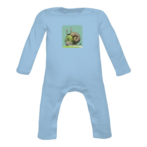 Dětské body Long  s potiskem Šneček (Dětské Dupačky)