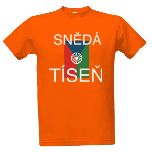 Tričko s potiskem Snědá Tíseň