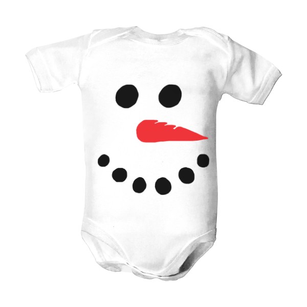 Dětské body  s potiskem Sněhulák