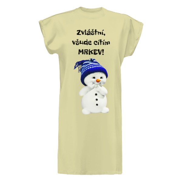 Sněhulák cítí mrkev