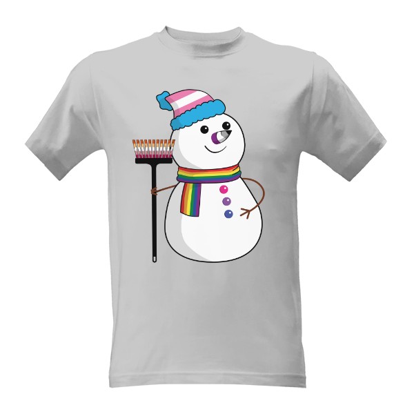 Tričko s potiskem Sněhulák pánské tričko