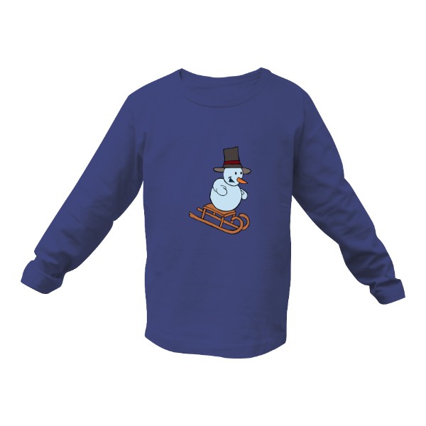 Sněhulák na saních