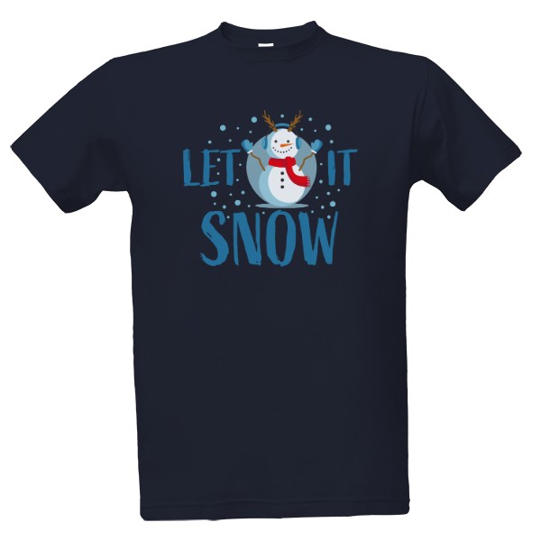 Tričko s potiskem Sněhulák