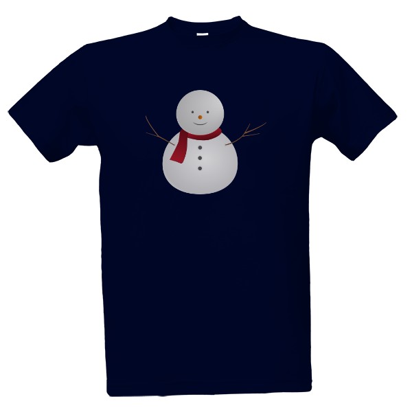 Tričko s potiskem snowman-12