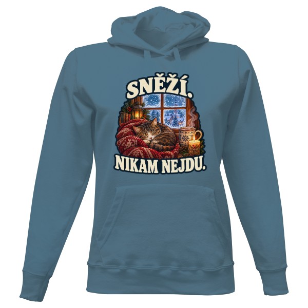 Dámska mikina s kapucňou s potlačou Nový produkt