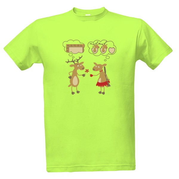 Tričko s potiskem sobí láska - pánské