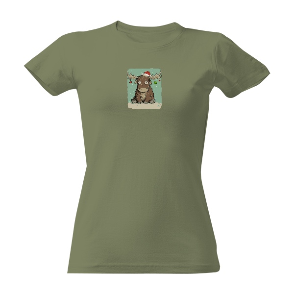 Tričko s potiskem Sobík (Dámské Triko)