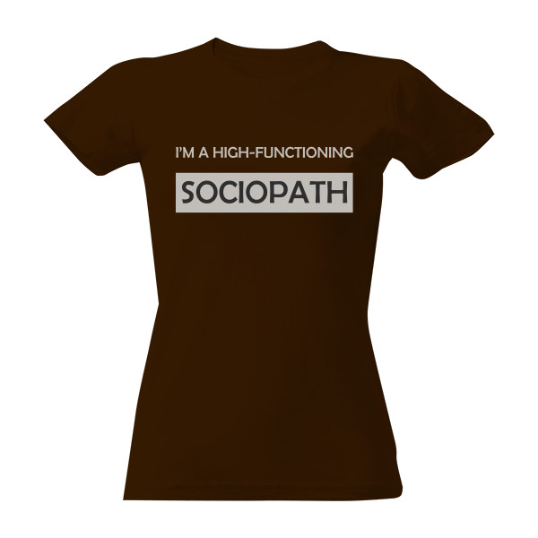Tričko s potlačou Sociopath (Sherlock)
