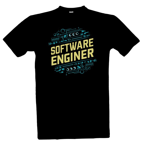Tričko s potiskem Software enginer