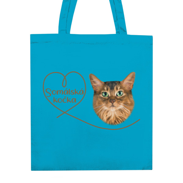 Nákupní taška unisex s potiskem Somálská kočka