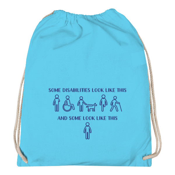 Vak na záda s potiskem Some disabilities