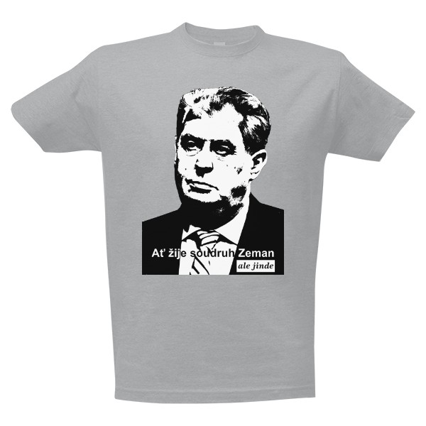 Tričko s potiskem Soudruh Zeman 