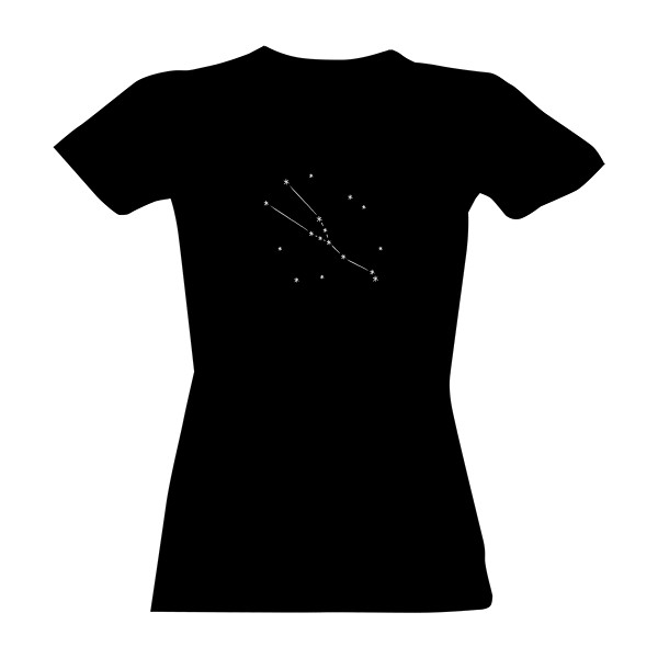 Tričko s potiskem Souhvězdí Býk - white stars