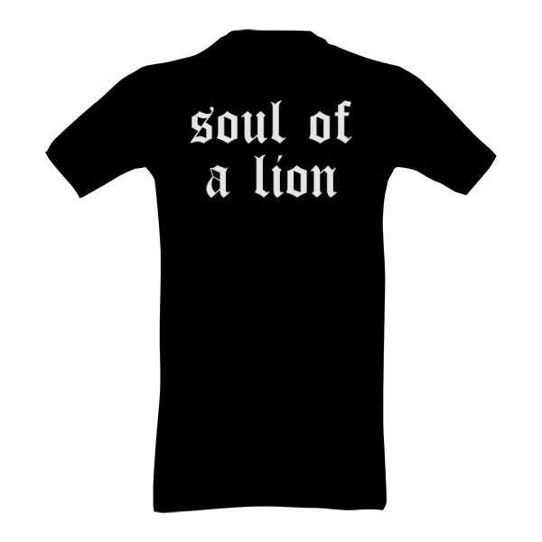 Tričko s potiskem Soul of a lion