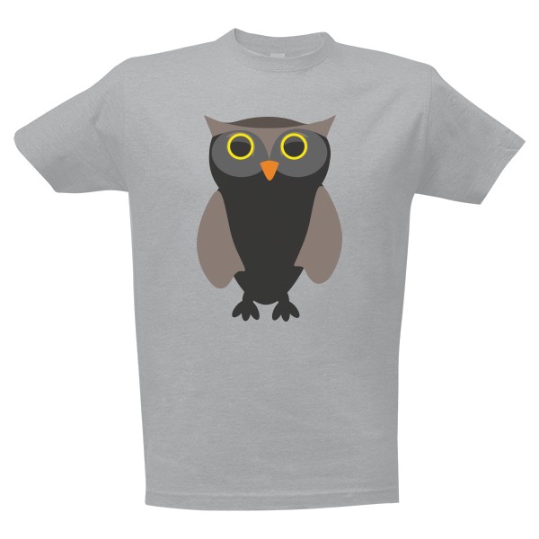 Tričko s potiskem Sova 2