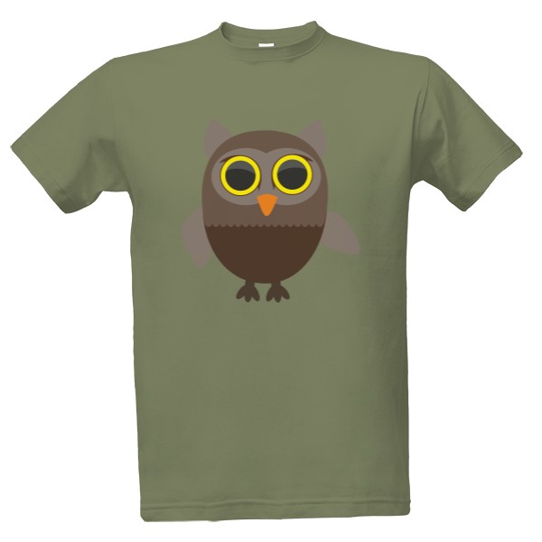 Tričko s potlačou Sova 4