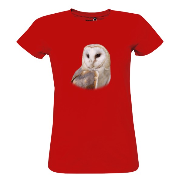 Tričko s potiskem Sova pálená