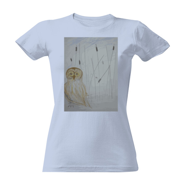 Tričko s potiskem sova