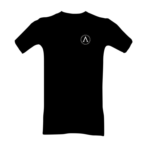 Tričko s potiskem Spartan logo - černá