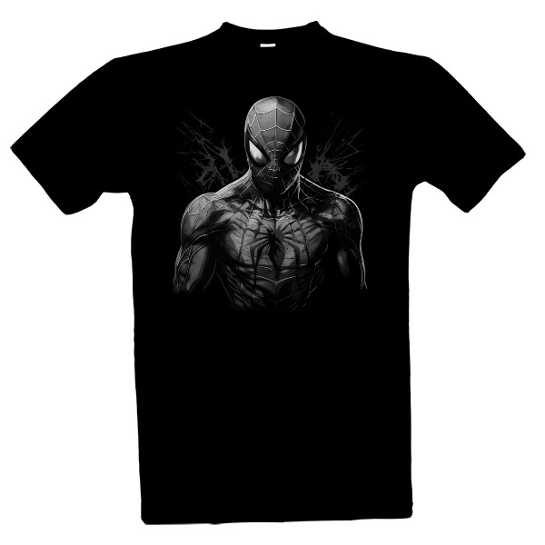 T-shirt Spiderman - superhero - black and white