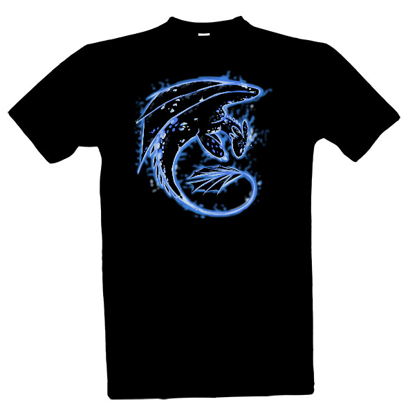 T-shirt Spirit Animal - Blue Dragon