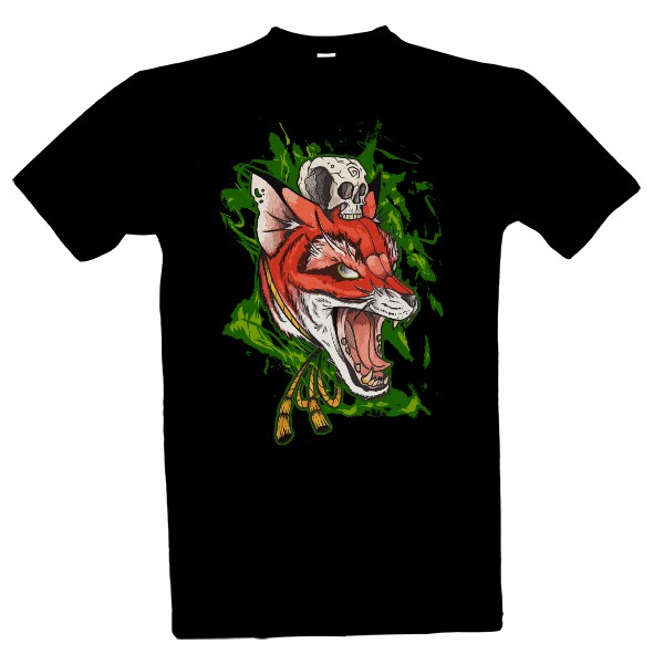 Tričko s potiskem Spooky fox