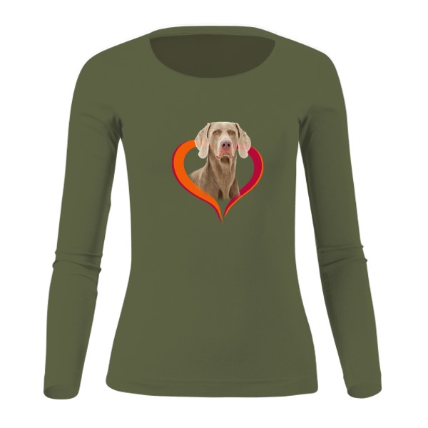 Tričko s potiskem Výmarský ohař