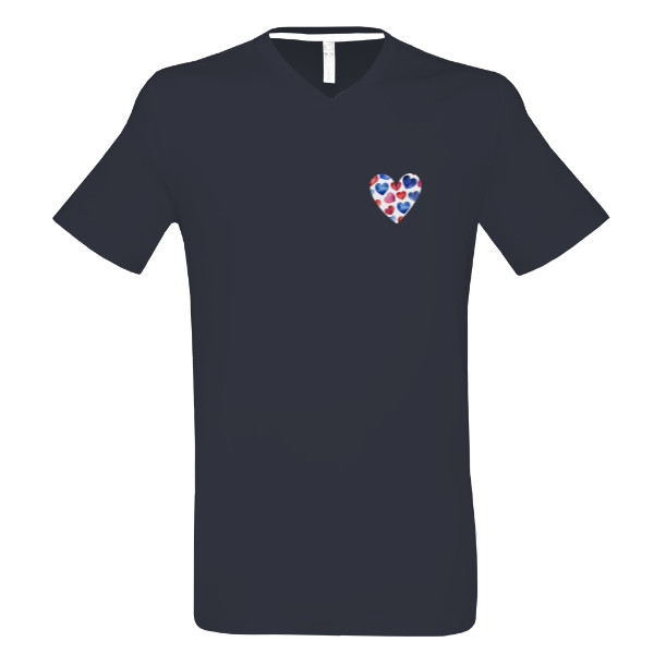 Tričko s potiskem srdíčko malé