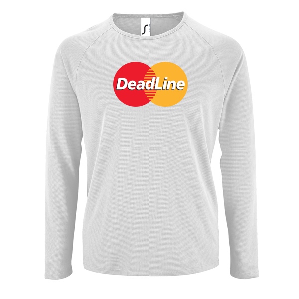 Pánske funčné tričko long s potlačou DeadLIne