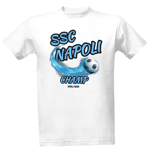 Tričko s potiskem SSC Napoli champ