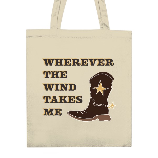 Nákupní taška unisex s potiskem star cowboy design