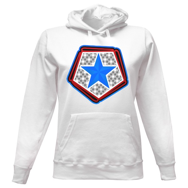 Dámská mikina s kapucí s potiskem Star Ramirez hip hop