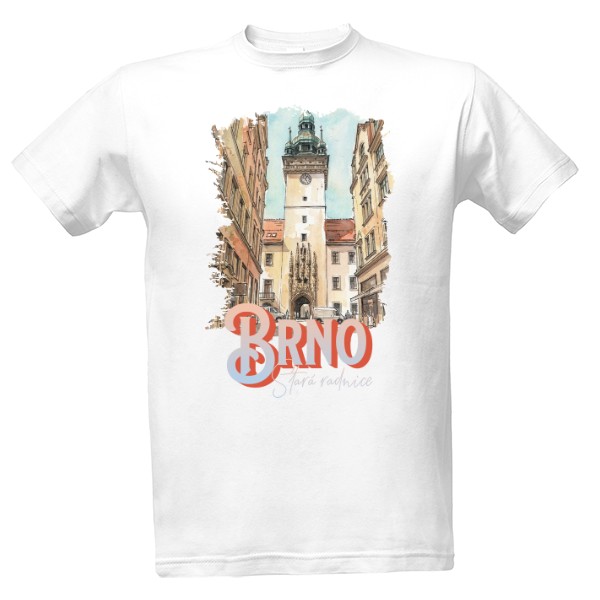 Tričko s potiskem Stará radnice