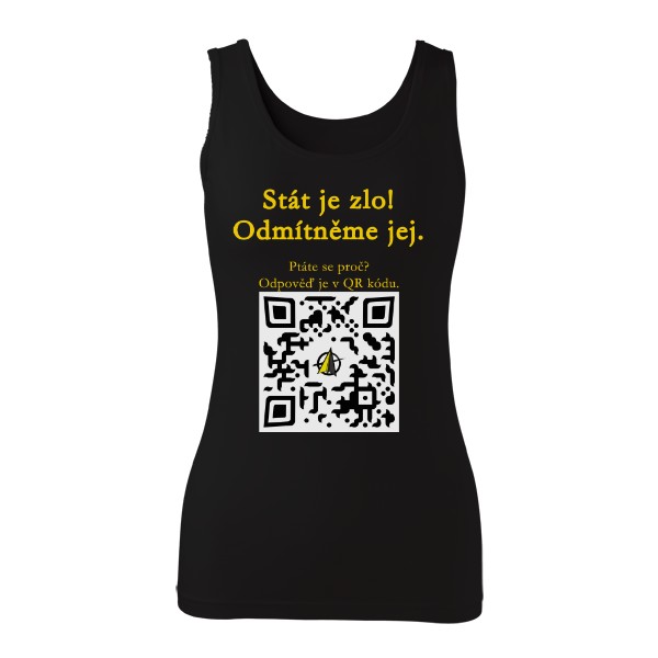 Tričko s potiskem Stát je zlo (FB)