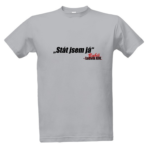 Tričko s potiskem stát jsem já
