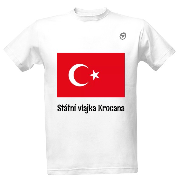 Tričko s potiskem Státní vlajka Krocana