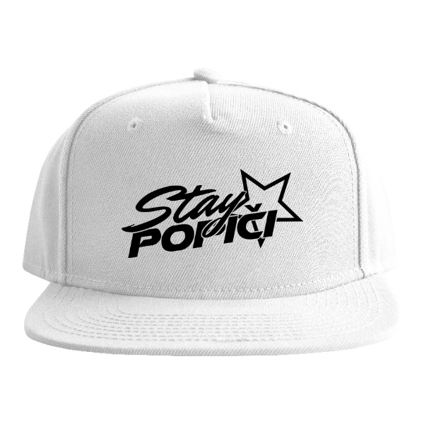 Kšiltovka Snapback s potiskem STAY popiči