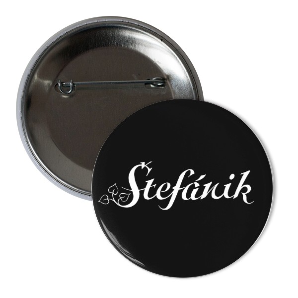 Button s potiskem ŠTEFANIK BUTTON 