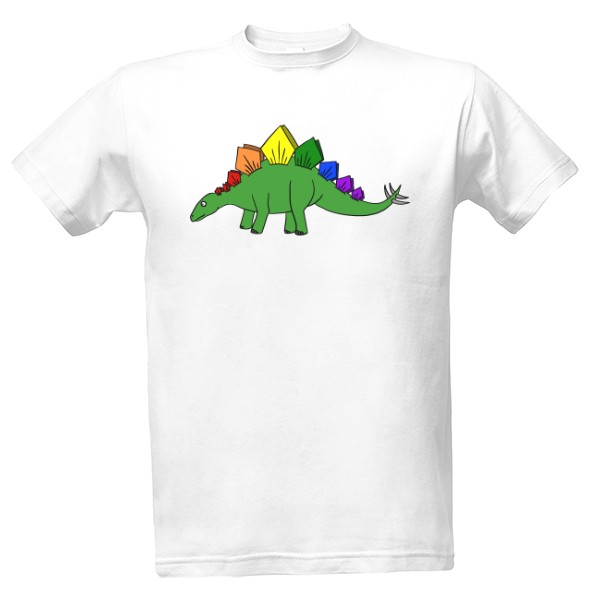 Tričko s potiskem Stegosaurus Pride