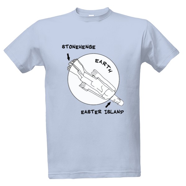 Tričko s potiskem Stonehenge