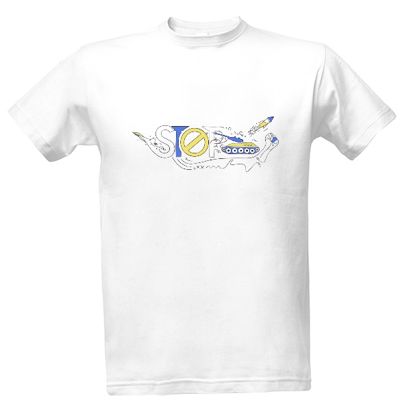 Tričko s potiskem Stop válce 