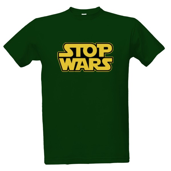 Tričko s potlačou Stop wars
