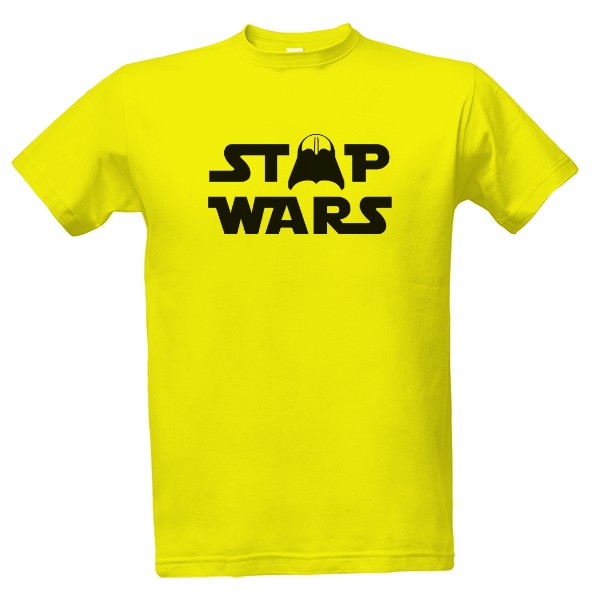 Tričko s potiskem Stop wars