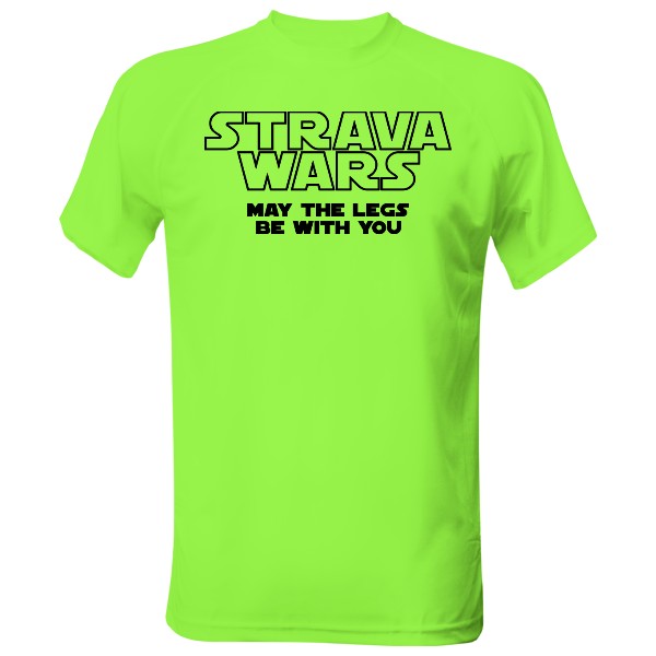 Strava wars - may the legs be with you - black