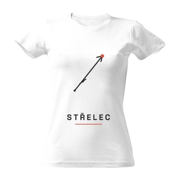 T-shirt Střelec – Sagittarius Zodiac Sign in Czech (women's)