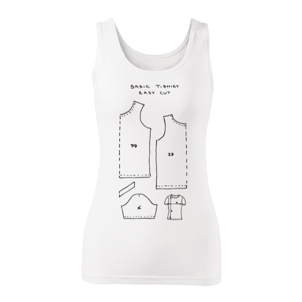 Tričko s potiskem Střih (Crop top)