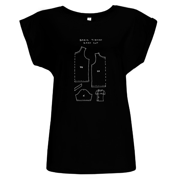 Tričko s potiskem Střih (Dámské volné)