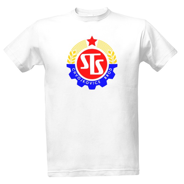 Tričko s potiskem STS Chvojkovice Brod - 1974