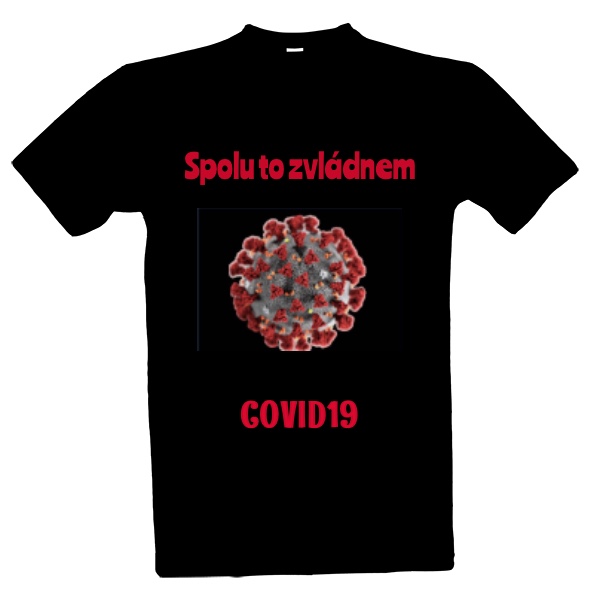 Tričko s potiskem Stylové Tričko z názvem COVID19 
