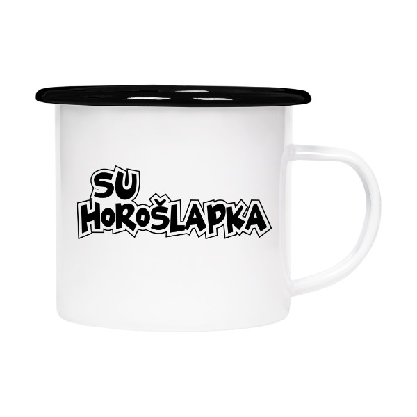 Plecháček - smaltový lem s potiskem Su HoroŠlapka